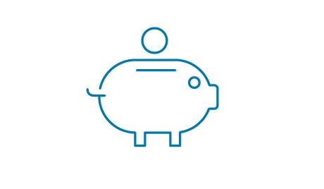 [2026 icoon breed] sparen beleggen spaarvarken